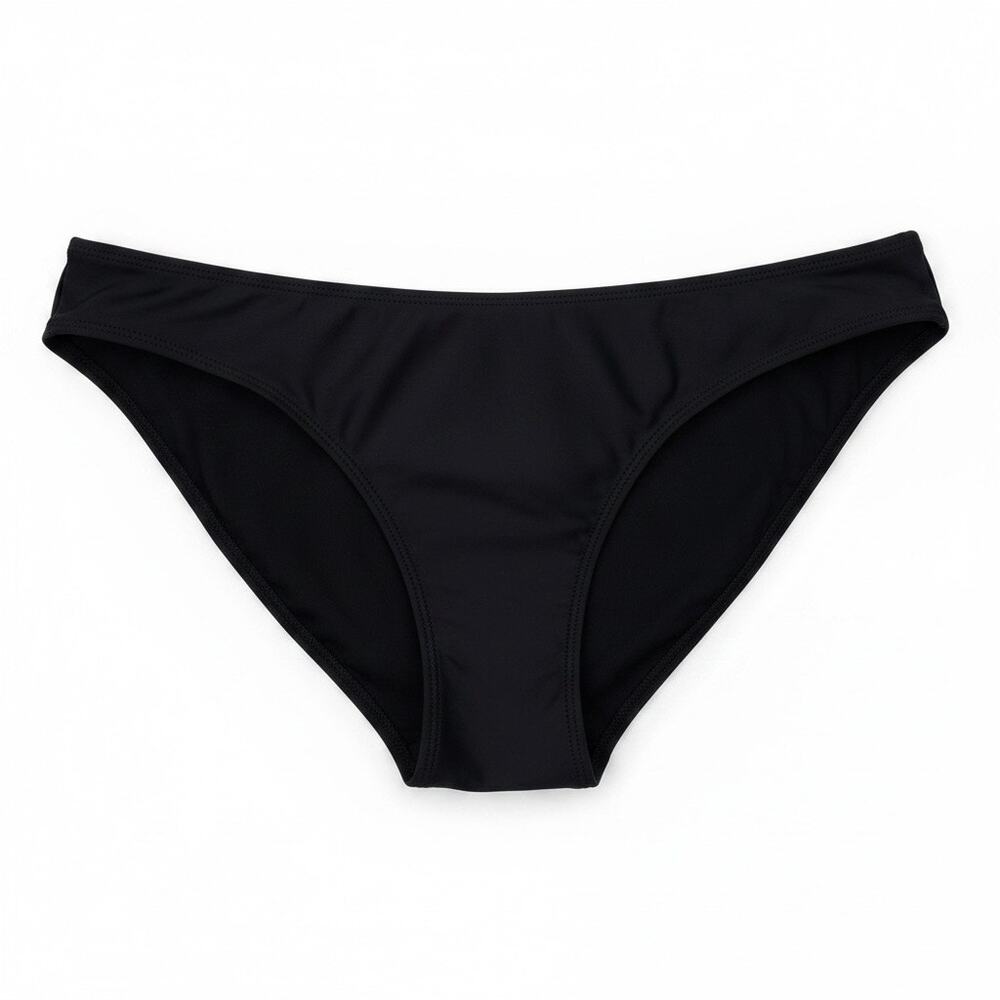 NWT NICOLE MILLER STUDIO Womens BIKINI SWIM BOTTOM Black Size 1X